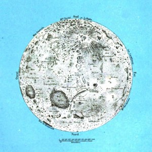 Science - Astronomy - Geography of the moon, French 19th C
